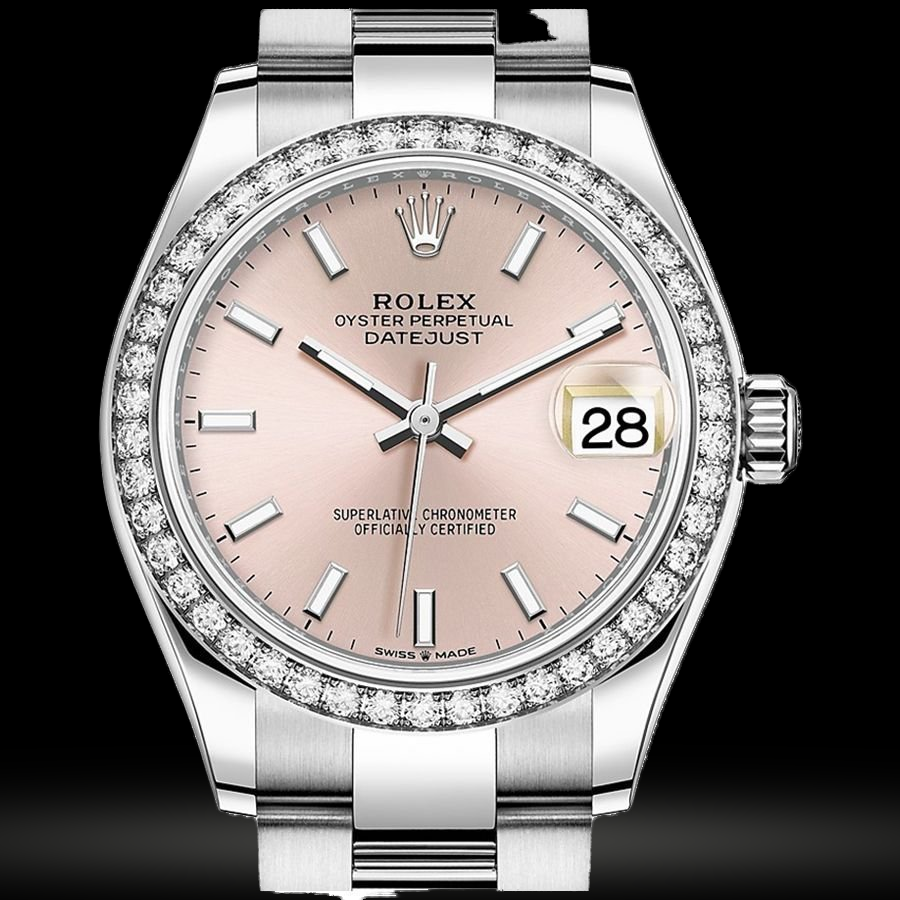Replica Rolex Datejust Lady Stahl Weißgold 31mm 278384RBR-0017