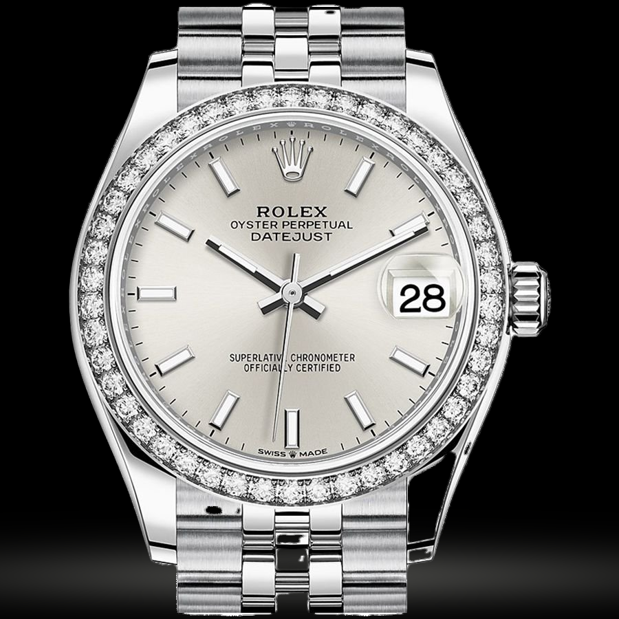 Replica Rolex Datejust Lady Stahl Weißgold 31mm 278384RBR-0016