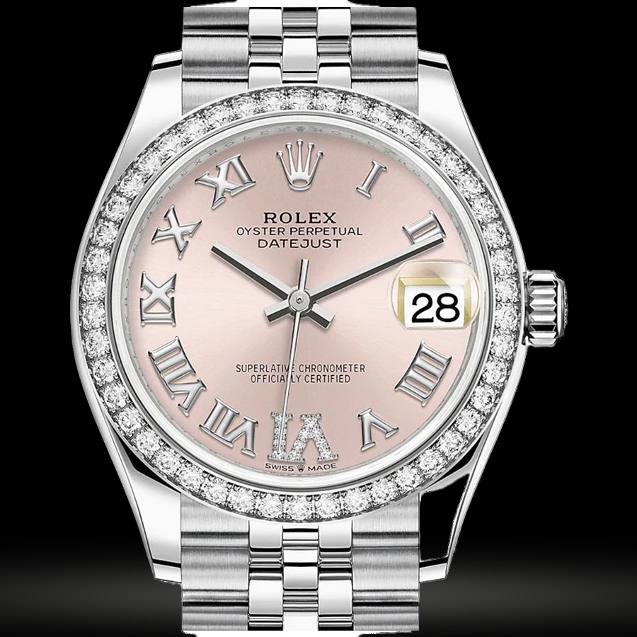 Replica Rolex Datejust Lady Stahl Weißgold 31mm 278384RBR-0028