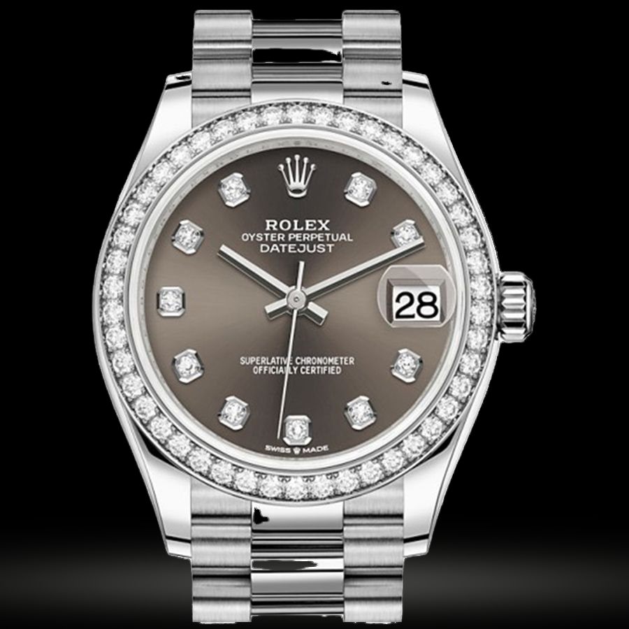 Replica Rolex Datejust Lady Weißgold 31mm 278289RBR-0006