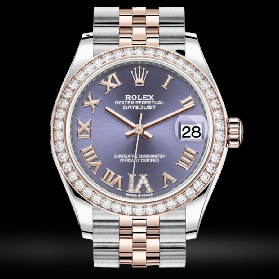 Replica Rolex Datejust Lady Stahl Roségold 31mm 278381RBR-0020
