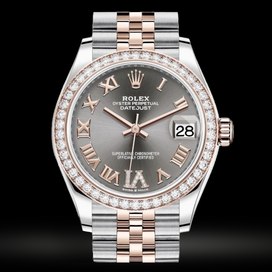 Replica Rolex Datejust Lady Stahl Roségold 31mm 278381RBR-0030