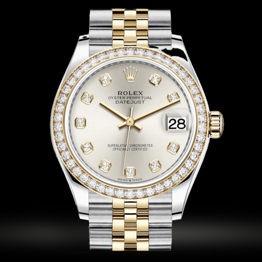 Replica Rolex Datejust Lady Stahl Gelbgold 31mm 278383RBR-0020