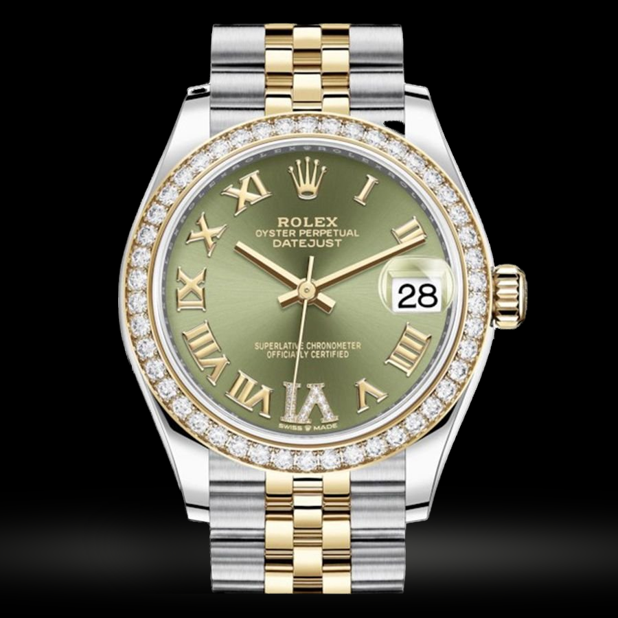 Replica Rolex Datejust Lady Stahl Gelbgold 31mm 278383RBR-0016