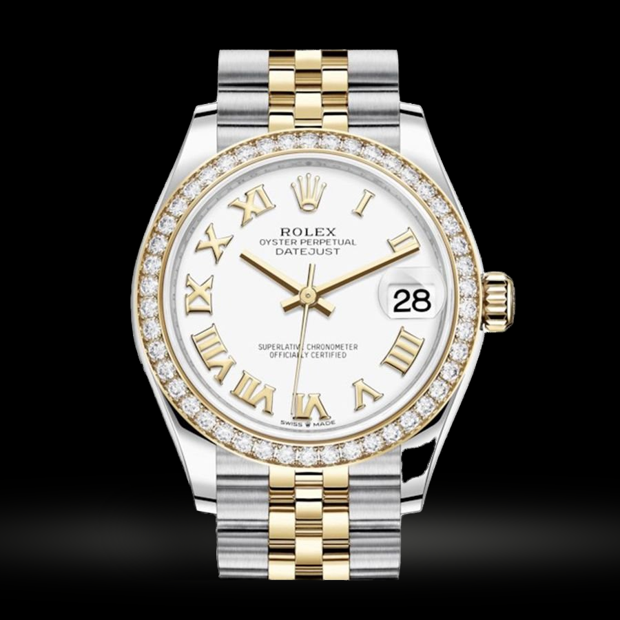 Replica Rolex Datejust Lady Stahl Gelbgold 31mm 278383RBR-0002