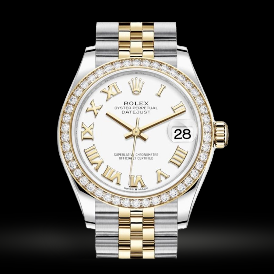 Replica Rolex Datejust Lady Stahl Gelbgold 31mm 278383RBR-0002