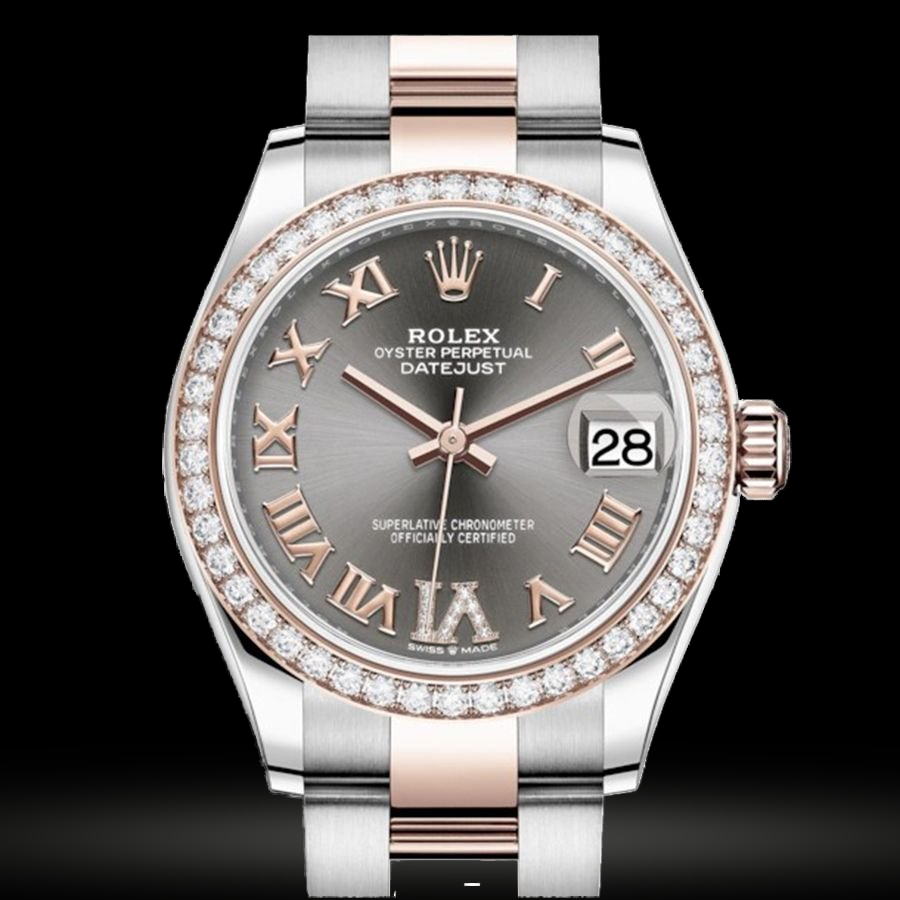 Replica Rolex Datejust Lady Stahl Roségold 31mm 278381RBR-0029