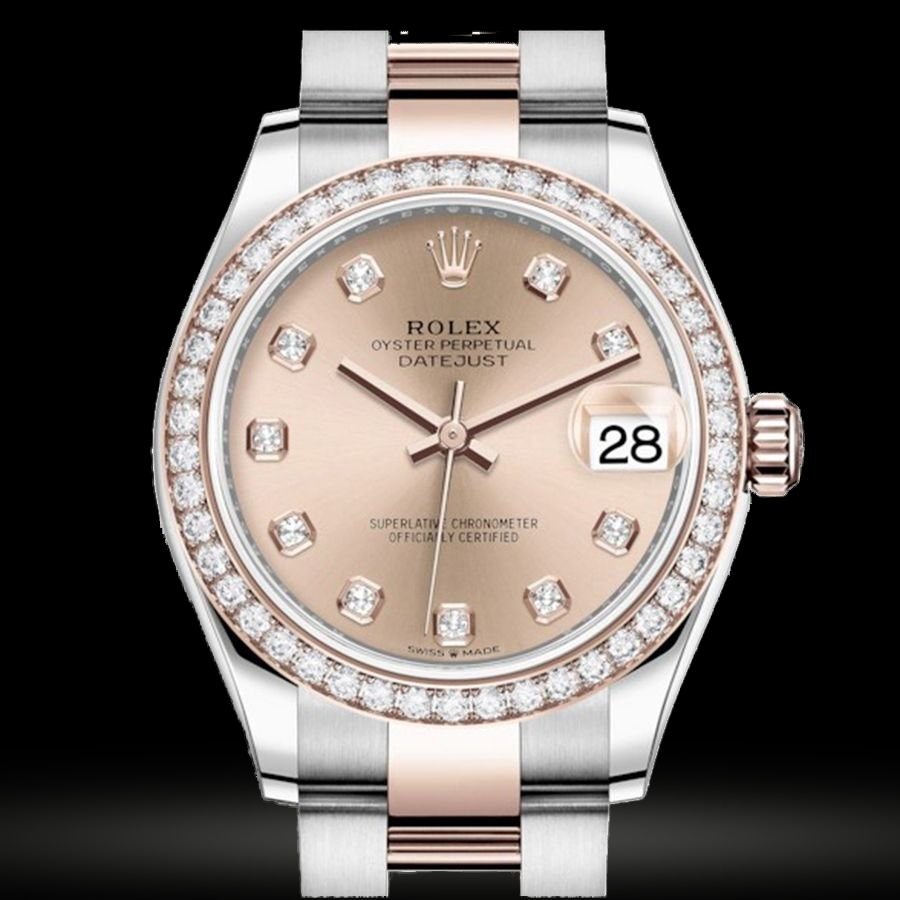 Replica Rolex Datejust Lady Stahl Roségold 31mm 278381RBR-0023