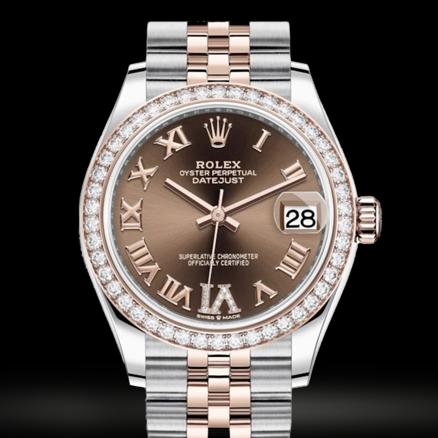 Replica Rolex Datejust Lady Stahl Roségold 31mm 278381RBR-0006