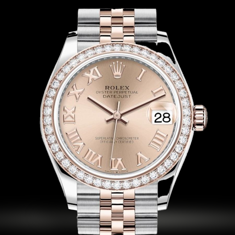 Replica Rolex Datejust Lady Stahl Roségold 31mm 278381RBR-0002