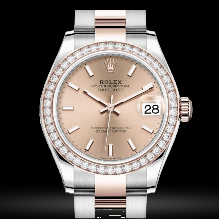 Replica Rolex Datejust Lady Stahl Roségold 31mm 278381RBR-0009