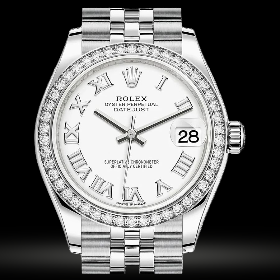 Replica Rolex Datejust Lady Stahl Weißgold 31mm 278384RBR-0014