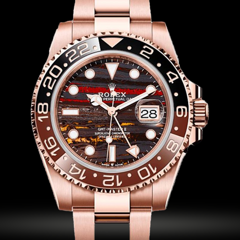Replica Rolex GMT-Master II Everose Gold 126715CHNR-0002 Replica Rolex GMT-Master II Everose Gold 126715CHNR-0002