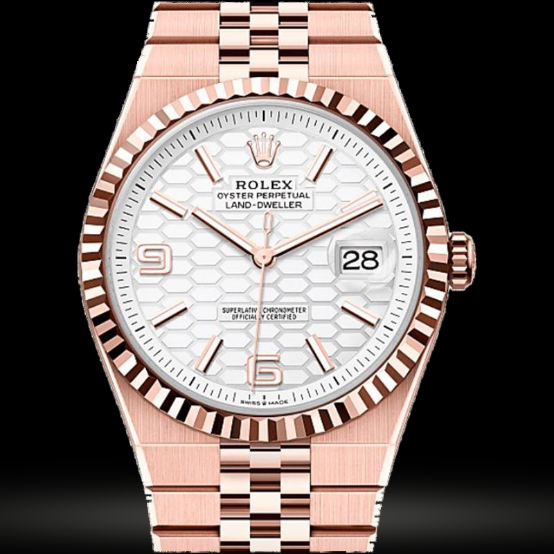 Replica Rolex Land-Dweller 40 Gold 40mm 127335-0001