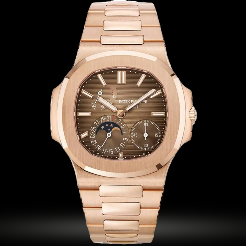 Replica Patek Philippe Nautilus Roségold 18k 40mm 5712/1R-001 Replica Patek Philippe Nautilus Roségold 18k 40mm 5712/1R-001