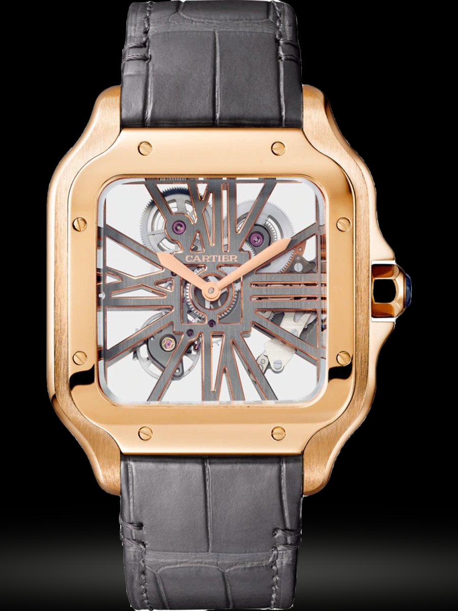 Replica Cartier Santos De Cartier Skeleton WHSA0018