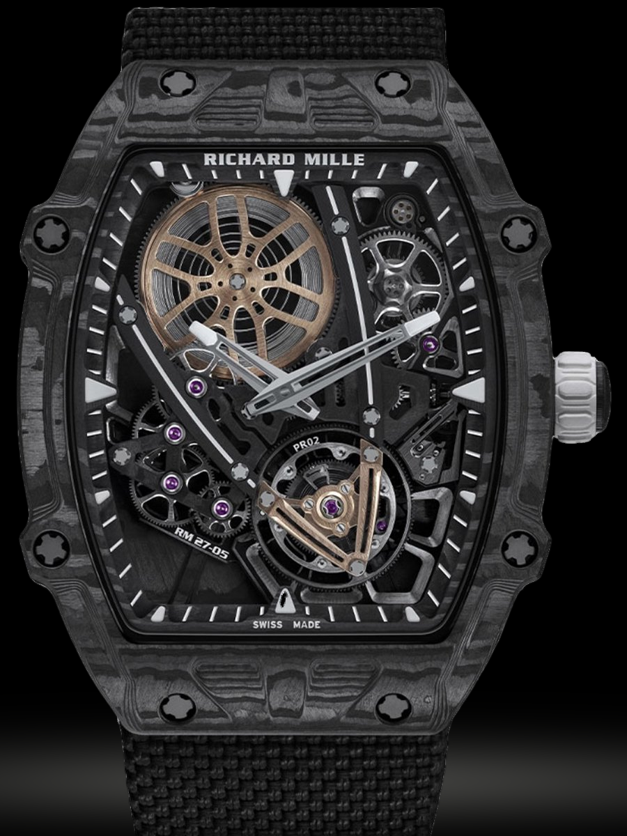 Replica Richard Mille Herren collectoin RM 001-050 Manual Winding Fliegendes Tourbillon Rafael Nadal RM 27-05 Replica Richard Mille Herren collectoin RM 001-050 Manual Winding Fliegendes Tourbillon Rafael Nadal RM 27-05