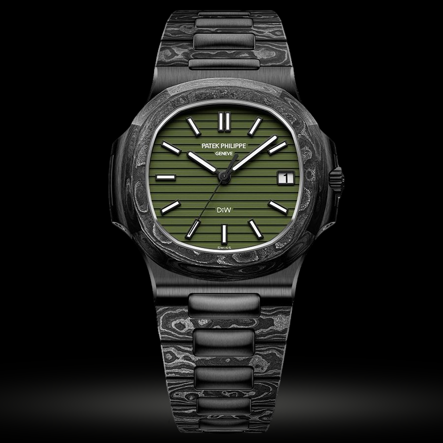 Replica Patek Philippe Nautilus DiW "The Black Grail" Khaki