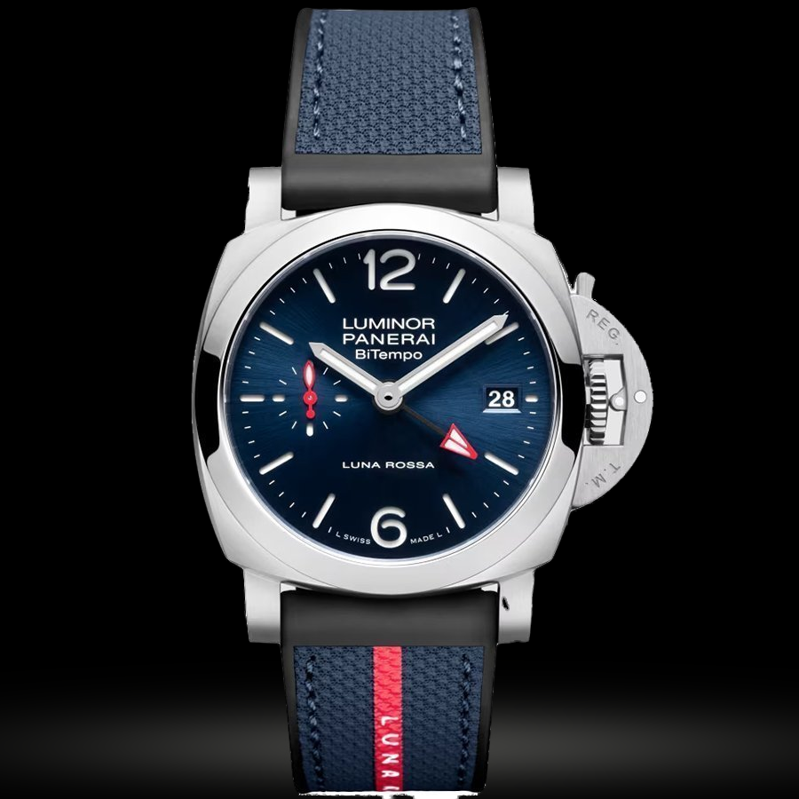 Replica Herrenuhr Officine Panerai Luminor Quaranta BiTempo Luna Rossa PAM01404