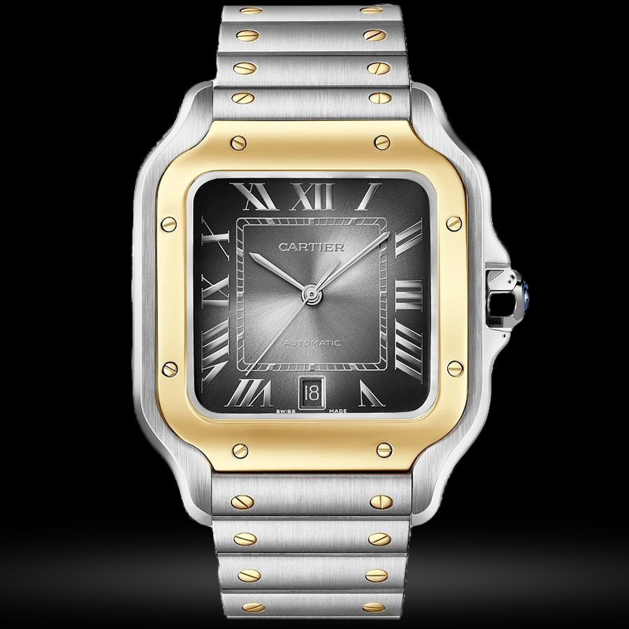 Replica Herrenuhr Cartier Santos De Cartier Groß Automatik W2SA0030